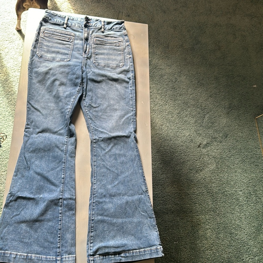 American eagle high waste bell bottoms